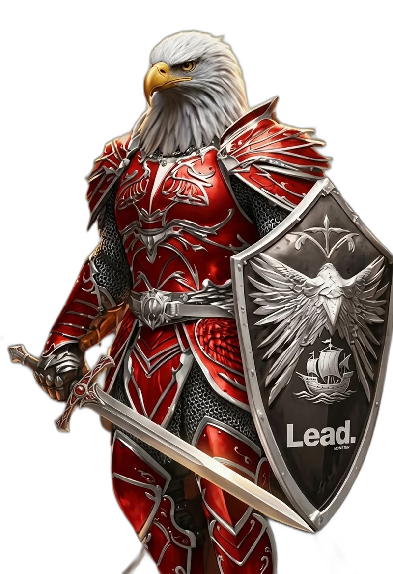 LeadMonster — qizil zirhli burgut personaji